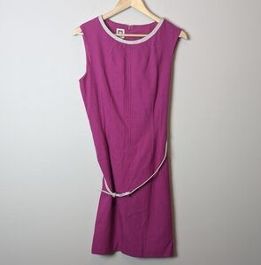 Elegant Pink Sleeveless Dress